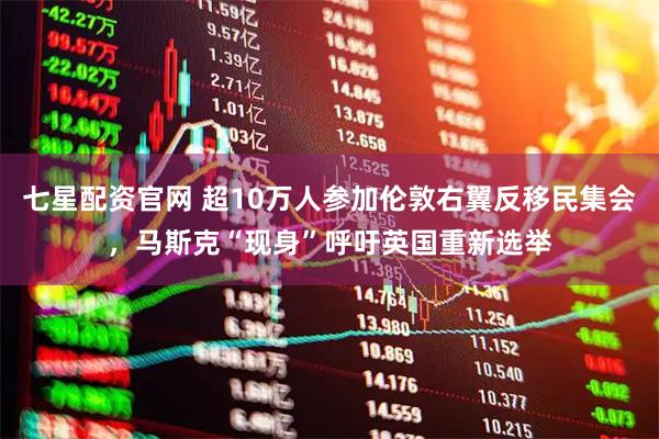 七星配资官网 超10万人参加伦敦右翼反移民集会，马斯克“现身”呼吁英国重新选举
