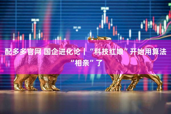 配多多官网 国企进化论｜“科技红娘”开始用算法“相亲”了